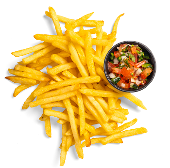 Fries & Fresh Tomato Salsa 